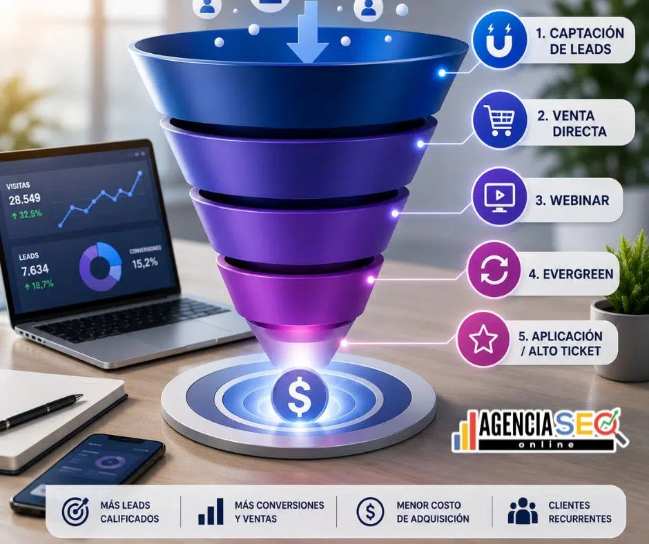 Los 5 tipos de embudos de ventas